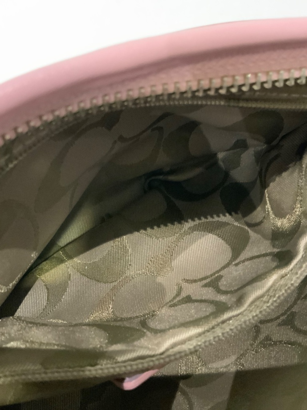 Vintage Coach Small Soho Light Pink Leather Shoulder Bag Purse Y2K, 4283 - Picture 11 of 11